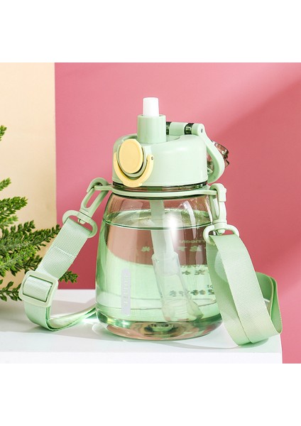 600ML Çocuk Plastik Pipet Bardak Su Bardağı Çapraz Açıklıklı Küçük Göbek Bardağı (Yurt Dışından) fiyatları