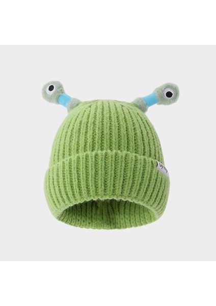 Sevimli Komik Parlayan Anten Sıcak Örgü Şapka (Yurt Dışından)