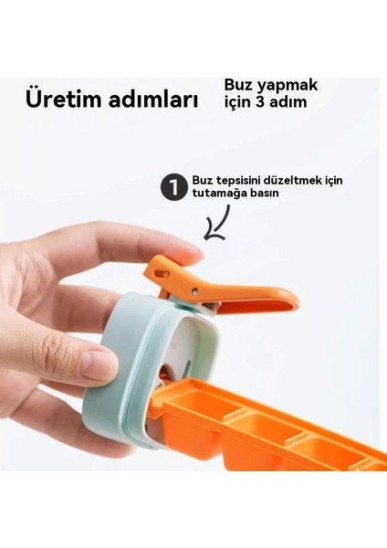 Ev Mutfak Preslenebilir Buz Küpü Kalıbı (Yurt Dışından)