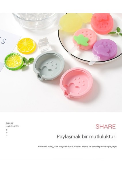2'li Paket Silikon Mickey Şekilli Kapaklı Dondurma Kalıbı (Yurt Dışından) indirimleri