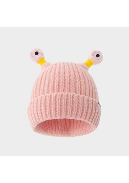 Sevimli Komik Parlayan Anten Sıcak Örgü Şapka (Yurt Dışından)