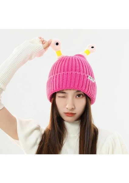 Sevimli Komik Parlayan Anten Sıcak Örgü Şapka (Yurt Dışından) fiyatları