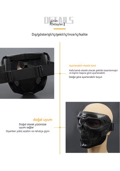 Ev Partisi Açık Hava Bisiklet Ayarlanabilir Maske (Yurt Dışından)