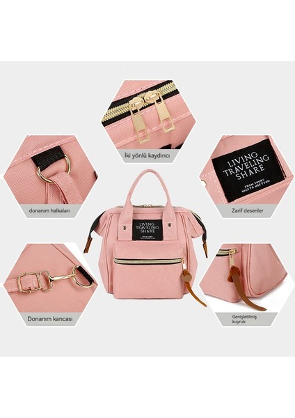 Anne Büyük Kapasiteli Çok Amaçlı Sırt Çantası Çapraz Vücut Saklama Çantası (Yurt Dışından) fırsatları