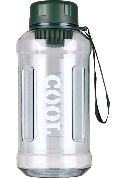 1200ML Yaz Filtre Büyük Kapasiteli Ağ Anti-Düşme Plastik Su Bardağı (Yurt Dışından)