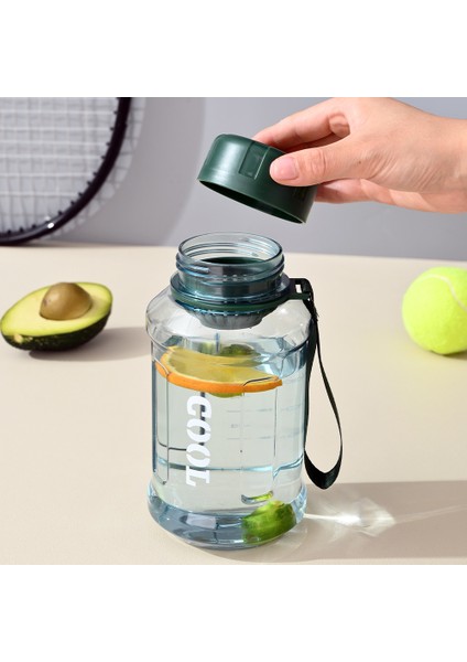 1200ML Yaz Filtre Büyük Kapasiteli Ağ Anti-Düşme Plastik Su Bardağı (Yurt Dışından)