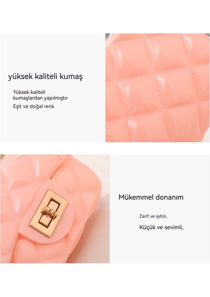 Jöle El Mini Çanta Yok Çocuk Ruj Çantası Küçük Omuz Çantası (Yurt Dışından)