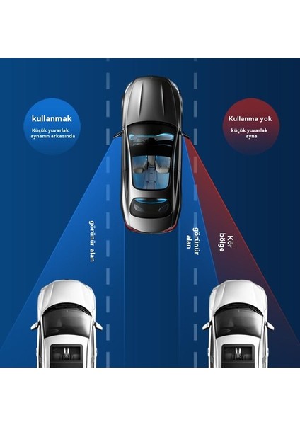 Vantuz Tipi Araba Geri Vites Dikiz Küçük Yuvarlak Ayna (Yurt Dışından) modelleri