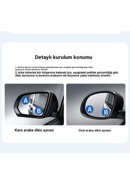 Vantuz Tipi Araba Geri Vites Dikiz Küçük Yuvarlak Ayna (Yurt Dışından) indirimleri