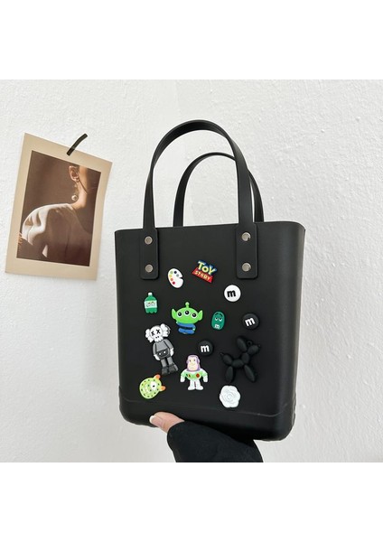 Trendy Tek Omuzlu, Sade, Modaya Uygun ve Çok Yönlü, Büyük Kapasiteli El Çantası (Yurt Dışından)