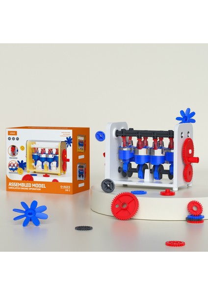 Bilimsel Deney Çocuk Mekanik Motor Modeli Oyuncak (Yurt Dışından)