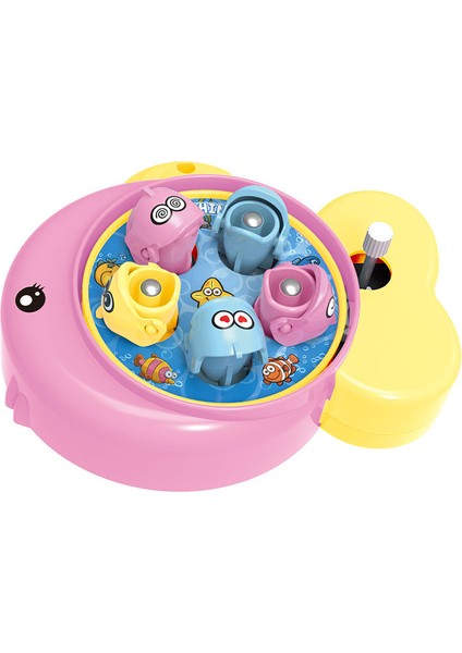 El Tipi Mini Küçük Kurmalı Balıkçılık Gashapon Oyuncak (Yurt Dışından)