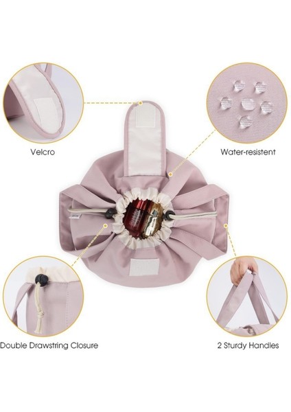 Taşınabilir Büzgülü Makyaj Çantası (Yurt Dışından) modelleri