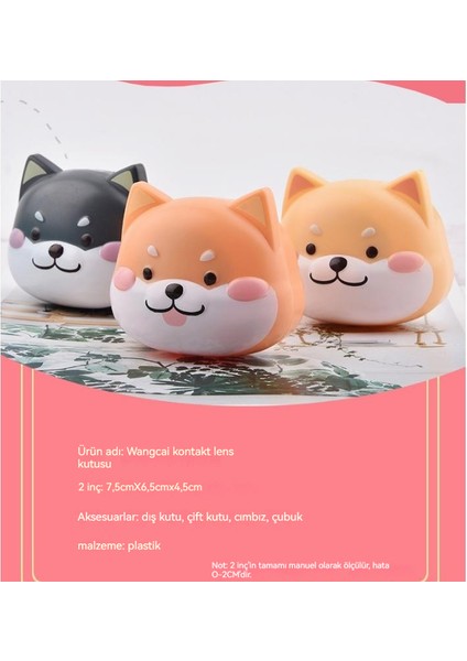 Öğrenciler Için Yeni Shiba Inu Kontakt Lens Kılıfı (Yurt Dışından) modelleri