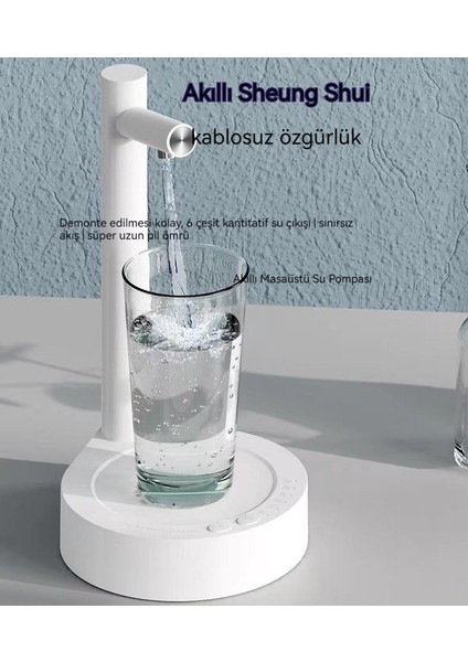 Kablosuz Akıllı Masaüstü Elektrikli Su Pompası (Yurt Dışından)