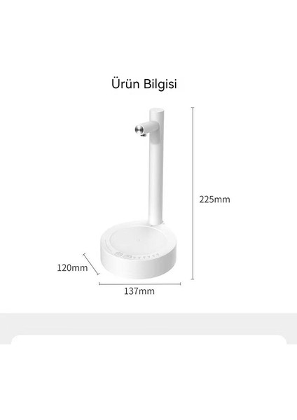 Kablosuz Akıllı Masaüstü Elektrikli Su Pompası (Yurt Dışından)