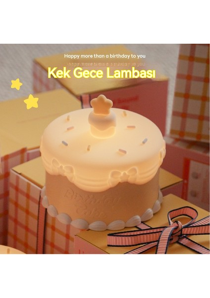 Kek Şeklinde Dokunmatik Gece Lambası (Yurt Dışından) fırsatları