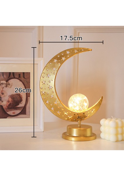 LED Ay Yıldız Kale Içi Boş Demir Şekilli Işık (Yurt Dışından) fiyatları