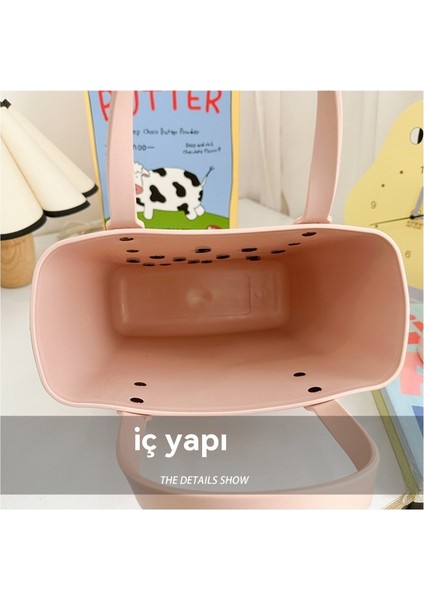 Trendy Tek Omuzlu, Sade, Modaya Uygun ve Çok Yönlü, Büyük Kapasiteli El Çantası (Yurt Dışından) indirimleri