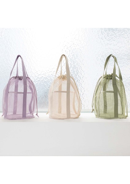 Seyahat Saklama Çantası, Örgü Içi Boş El Çantası, Ipli Ipli Cep, Katlanabilir Ultra Hafif Plaj Çantası (Yurt Dışından) fiyatları