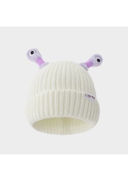 Sevimli Komik Parlayan Anten Sıcak Örgü Şapka (Yurt Dışından)