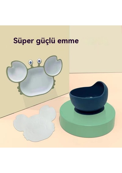 Çocuk Silikon Vantuzlu Yemek Kasesi (Yurt Dışından)