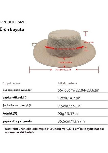 Açık Güneş Koruma Balıkçı Şapkası Yaz Büyük Şapka Uv Koruma Güneşlik (Yurt Dışından) indirimleri
