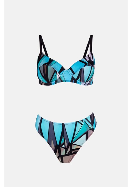40218 Turkuaz Toparlayıcı Bikini Takımı fırsatları