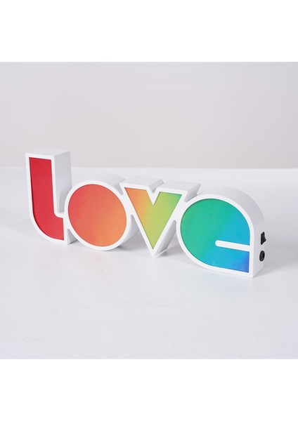 Lamba Şekil Love Harfleri Dekoratif Işık Teklif Itiraf LED Işık (Yurt Dışından)
