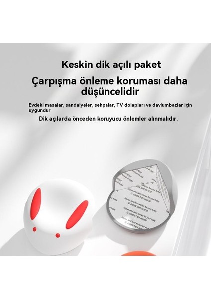 Sevimli Tavşan Silikon Masa Çarpışma Önleyici Köşe (Yurt Dışından) fiyatları