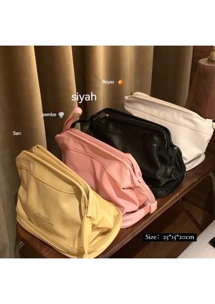 Yunduo Büyük Kapasiteli Pu Katmanlı Kozmetik Saklama Çantası (Yurt Dışından) fiyatları