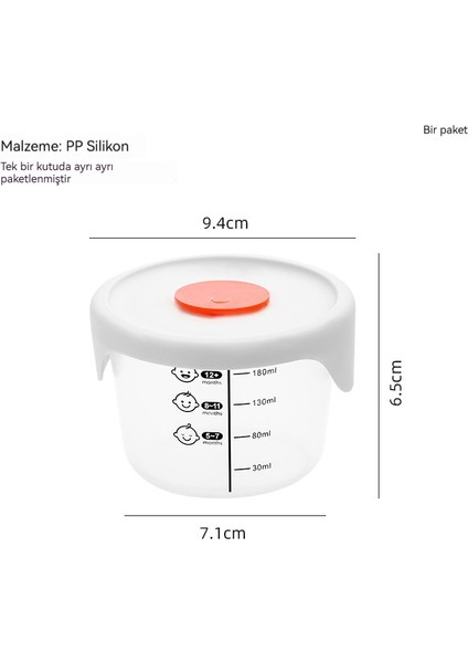 Ölçekli Bebek Maması Saklama Kutusu (Yurt Dışından)