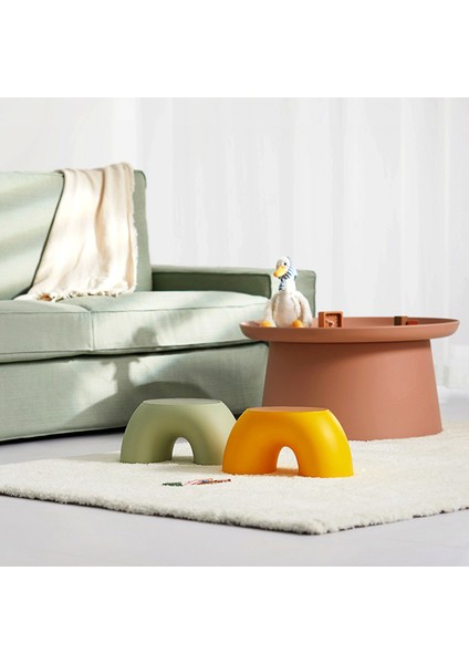 Kalınlaştırılmış Halka Şeklinde Gökkuşağı Bebek Ayak Dayama Yeri (Yurt Dışından) fiyatları