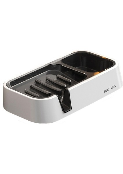 Yatak Odası Yumruksuz Vantuz Duvara Monte Çift Katmanlı Drenaj Sabunluk (Yurt Dışından)