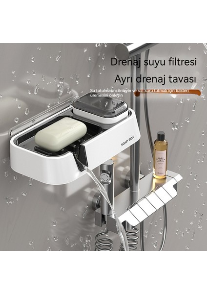 Yatak Odası Yumruksuz Vantuz Duvara Monte Çift Katmanlı Drenaj Sabunluk (Yurt Dışından) modelleri