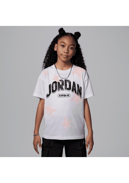 Jordan Jdg Jordan Sıx Flowers Ss Tee Kız Çocuk Tişört