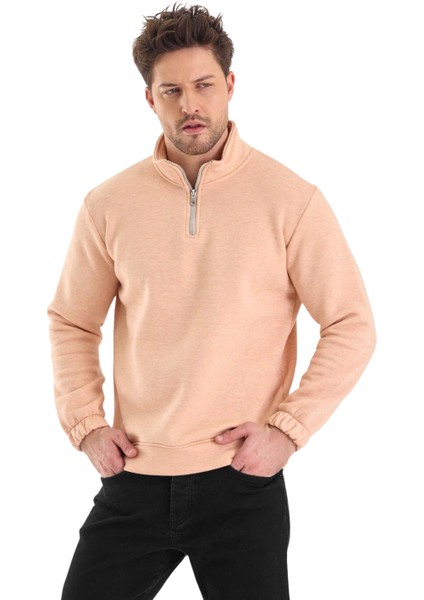 Erkek Dik Yaka Yarım Fermuarlı Sweat fiyatları