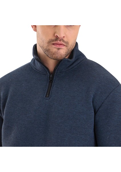 Erkek Dik Yaka Yarım Fermuarlı Sweat fırsatları