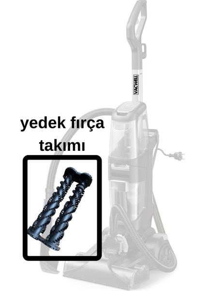 Hidro Halı Yıkama Makinesi Uyumlu Yedek Fırça Takımı