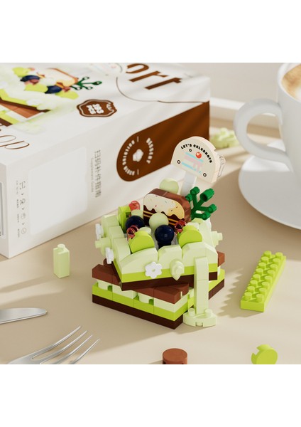 Pasta Parti Yapı Taşları Pişirme Isviçre Rulo Model Oyuncaklar Uyumlu Hediye Puzzle Oyuncaklar (Yurt Dışından)