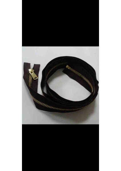 85 cm 1 Adet 5 No Parlak Altın Diş Rengi Separe Fermuar Kahverengi modelleri