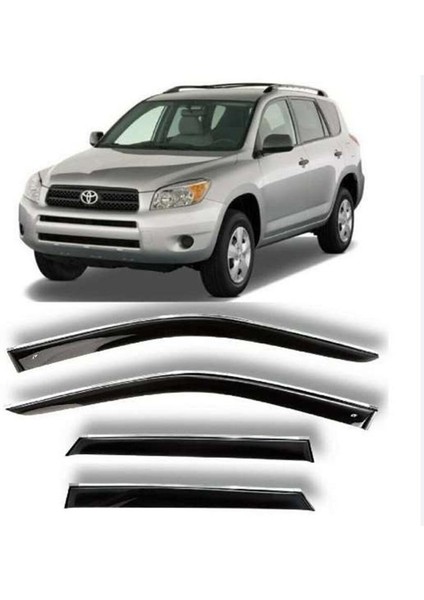 Toyota Rav Uyumlu 4 2006 2012 Kromlu Cam Rüzgarlığı Ithal