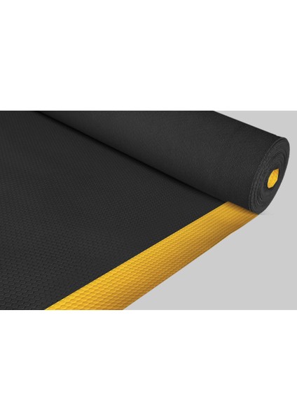 Yalıtkan Paspas 100*100 2 mm Siyah Şeritli Yalıtkan Paspas İzole Halı