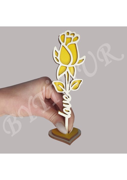 Düğün Nişan Nikah Kına Söz Hediyelik Tomurcuk Gül Model Love Süslü Kutu 50 Adet fırsatları