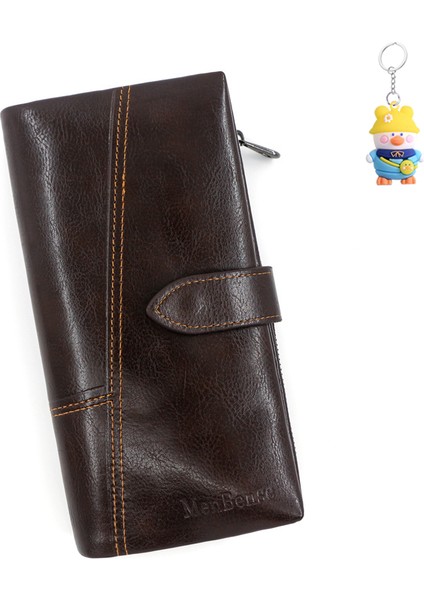 Uzun Cüzdan Erkek Moda Clutch Büyük Kapasiteli Cüzdan Erkek Cüzdan Clutch (Yurt Dışından)
