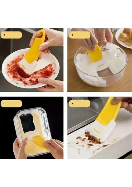 Isıya Dayanıklı Mini Silikon Spatula Kazıyıcı
