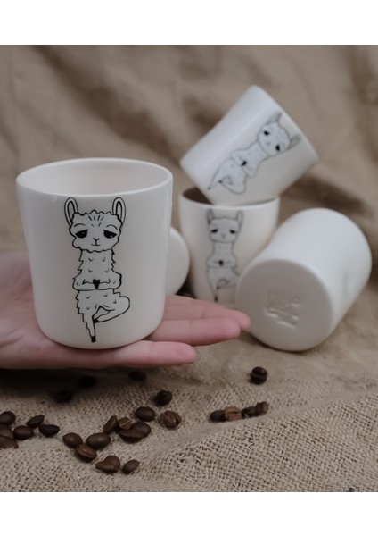 Yoga Yapan Lama El Yapımı Seramik Bardak, Kupa fiyatları