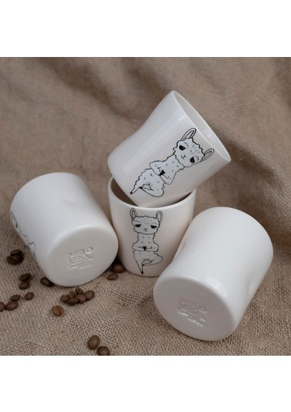 Yoga Yapan Lama El Yapımı Seramik Bardak, Kupa indirimleri