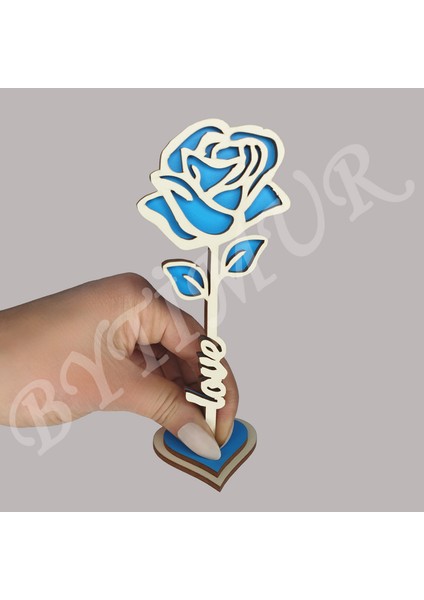 Düğün Nişan Nikah Kına Söz Hediyelik Açmış Gül Model Love Süslü Kutu 50 Adet fırsatları