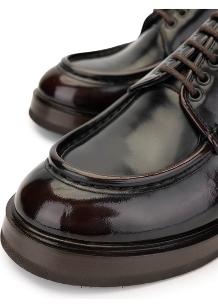 Erkek Deri Bordo Casual Ayakkabı 1068 9002 Erk Ayk SK24-25 Bordo Acma modelleri